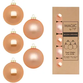 inges magic & goodz 20 Stück in Kartonbox Christbaumkugeln Weihnachtsbaumkugeln Sweet Melon