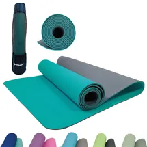 Donic Schildkröt Schildkröt Yogamatte 4mm Bicolor petrol/anthrazit