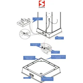 Schulte Korfu II Komplettdusche 94 x 110 cm inkl. Boiler und Pumpe EP19340601502