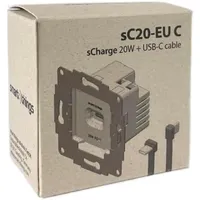 SMART THINGS Smart-Home-Steckdose Unterputz 0,25 m Silber