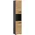 xonox.home Canu Hochschrank 38x193x34 cm Eiche/Grau