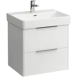 Laufen Waschtisch-Unterschrank 2 Auszüge 57 x 53 x 44 cm Weiß glänzend