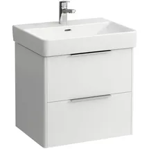 Laufen Waschtisch-Unterschrank 2 Auszüge 57 x 53 x 44 cm Weiß glänzend