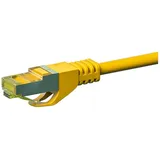 danicom RJ45 Netzwerkkabel S/FTP (PiMF), mit CAT 7 Rohkabel, Gelb, 20m