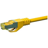 danicom RJ45 Netzwerkkabel S/FTP (PiMF), mit CAT 7 Rohkabel, Gelb, 20m