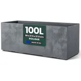 Kreher Millennium Pflanzkasten 100 x 40 x 40 cm Grau