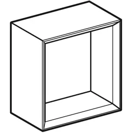 Geberit Wandbox 22,5x23,3x13,2cm, qu., w/lack. hochgl.