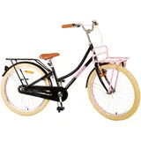 Tpfsports Excellent Kinderfahrrad - Mädchen 24 Zoll - Rücktritt + Handbremse - Schwarz