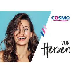 COSMO Gutschein Trägerkarte von Herzen