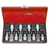 KS Tools 1/2" Bit-Stecknuss-Satz 9-tlg.