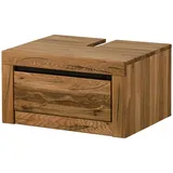 MASSIVMOEBEL24.DE Waschbeckenunterschrank 70 x 50 x 37 cm Beige