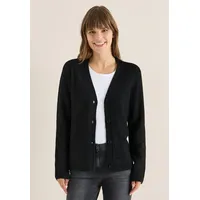 Cecil Softer V-Neck Cardigan - Schwarz