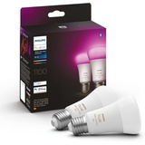 Philips Hue White & Color Ambiance E27 Doppelpack 2x1100 LED Lampe Mehrfarbig