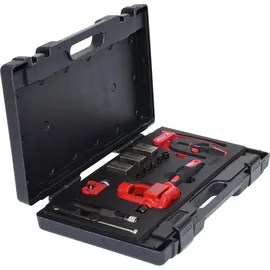 KS Tools FLAREFIX 1 Universal-Bremsleitungs-Bördelgerät-Satz mit Hydraulik-Spindel, 16-tlg.