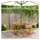 vidaXL Gartenstuhl 47 x 52,5 x 80 cm beige 4 St.