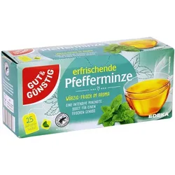 Gut und Günstig Pfefferminz Tee 25 Tassenportionen