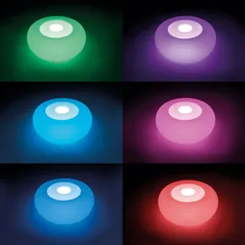 Intex Dekoleuchte Metall 86x33 cm inkl. LED-Lampe weiß
