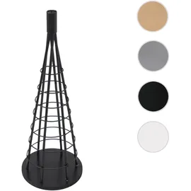 Mendler Deko-Baum HWC-O91 60 cm schwarz