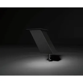 Ebb Thekenfuß Jumbo - Barkonsole schräg - hochwertige Thekenkonsole, Aluminium schwarz