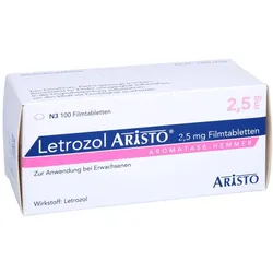 Letrozol Aristo 2,5 mg Filmtabletten 100 St