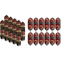Premium Hektor Hundefutter Riegel mit Lammfleisch 10x1kg + Dogero junior mit Gemüse 12x450g