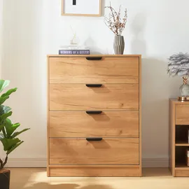 [en.casa] Varkaus 90 x 70 x 40 cm Eichenoptik / Braun