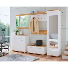 wójcik Garderobenpaneel Hola Weiß