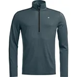 Ortovox Herren 185 Rock'N'Wool Zip Longsleeve (Größe XL, grau)