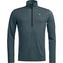 Ortovox Herren 185 Rock'N'Wool Zip Longsleeve (Größe XL, grau)