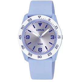 Lorus Mädchen Analog Quarz Uhr mit Silikon Armband RRX91HX9