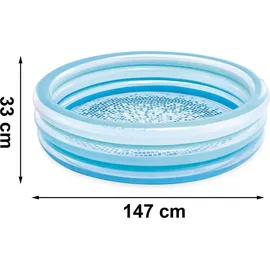 Intex Blue Bliss Planschbecken 147 x 147 x 33 cm (58467NP)