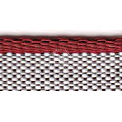 Kapitalband einfarbig weinrot, 25 m