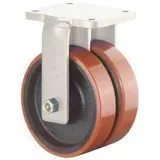 ede - bs rollen BS Rollen Schwerlastdoppelrolle S110.C10.150 Bockrolle, Raddurchmesser 150 mm,