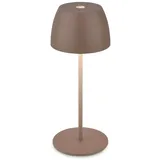 Brilo Serina Mini LED Tischlampe Braun