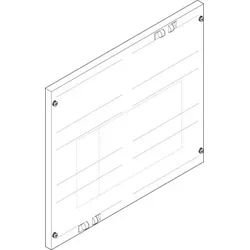 ABN FAP23160N Abdeckplatte 500x450mm 2FB/3RE perforiert für Lastschalter 800A - 1600A 3/4p