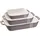 Staub Ofenformenset 3-tlg. Rechteckig Antik-Grau