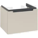 Villeroy & Boch Subway 2.0 Waschtischunterschrank, 1 Auszug, Waschbecken mittig, 587x420x454mm, A68710VN,