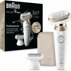 Braun Silk-épil 9 Flex 9-041 weiß/gold