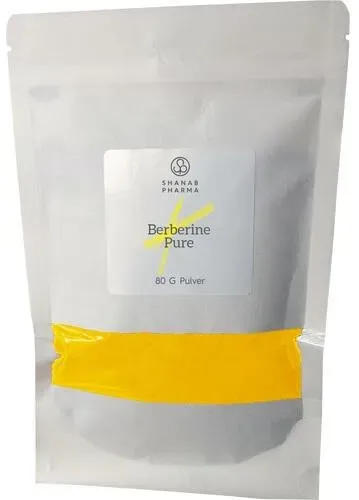 BERBERINE Pure 97% Extraktpulver Shanab Pharma 80 g