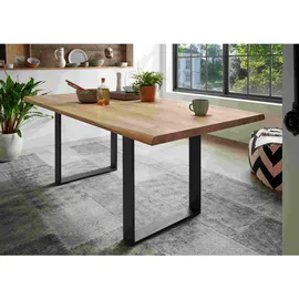 Musterring Esstisch 100 x 76 x 220 cm schwarz