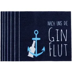 Homelike Fußmatte mit Aufdruck Nach uns die Gin Flut 40x60 cm
