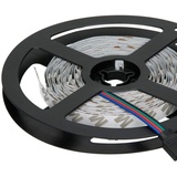 ECD Germany LED Strip Streifen SMD 5050 RGB 25m - 60 LEDs/m - 720 lm/m - Farbwechsel - Selbstklebend - Wasserdicht IP65 - LED Stripe Leiste Lichterkette Lichtleiste Lichtband Band Beleuchtung