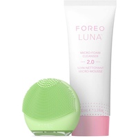 FOREO LUNA 4 go Gesichtsreinigungsbürste & straffendes Gesichtsmassagegerät + LUNA Micro-Foam Cleanser 2.0, 100 ml - Gesichtsreinigung - Porenminimierung - Gesichtspflegeprodukte - Alle Hauttypen