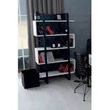 JV Möbel Kinderbücherregal 40 x 163 x 90 cm Holz/Metall weiß