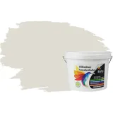 RyFo Colors Silikonharz Fassadenfarbe Lotuseffekt Trend Weißgrau 3l - bunte Fassadenfarbe, weitere Grau Farbtöne und Größen erhältlich, Deckkraft Klasse 1