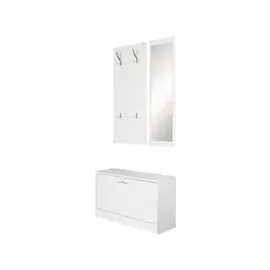Möbel Boss Garderobe 180 x 27 x 80 cm Weiß