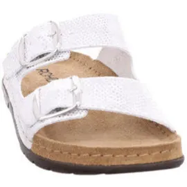 ROHDE Damen Pantolette gemusterter Zweiriemer mit Schnalle Rodigo-D 5872, Größe:38 EU,