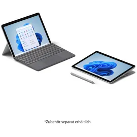 Microsoft Surface Go 4 10.5'' 8 GB RAM 256 GB SSD Wi-Fi W11 platin für Unternehmen