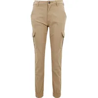 URBAN CLASSICS Ladies High Waist Cargo Pants in grau Größe 34