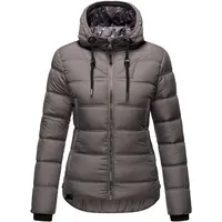 Navahoo Damen Steppjacke Warm gesteppte Winterjacke mit Kapuze Renesmee